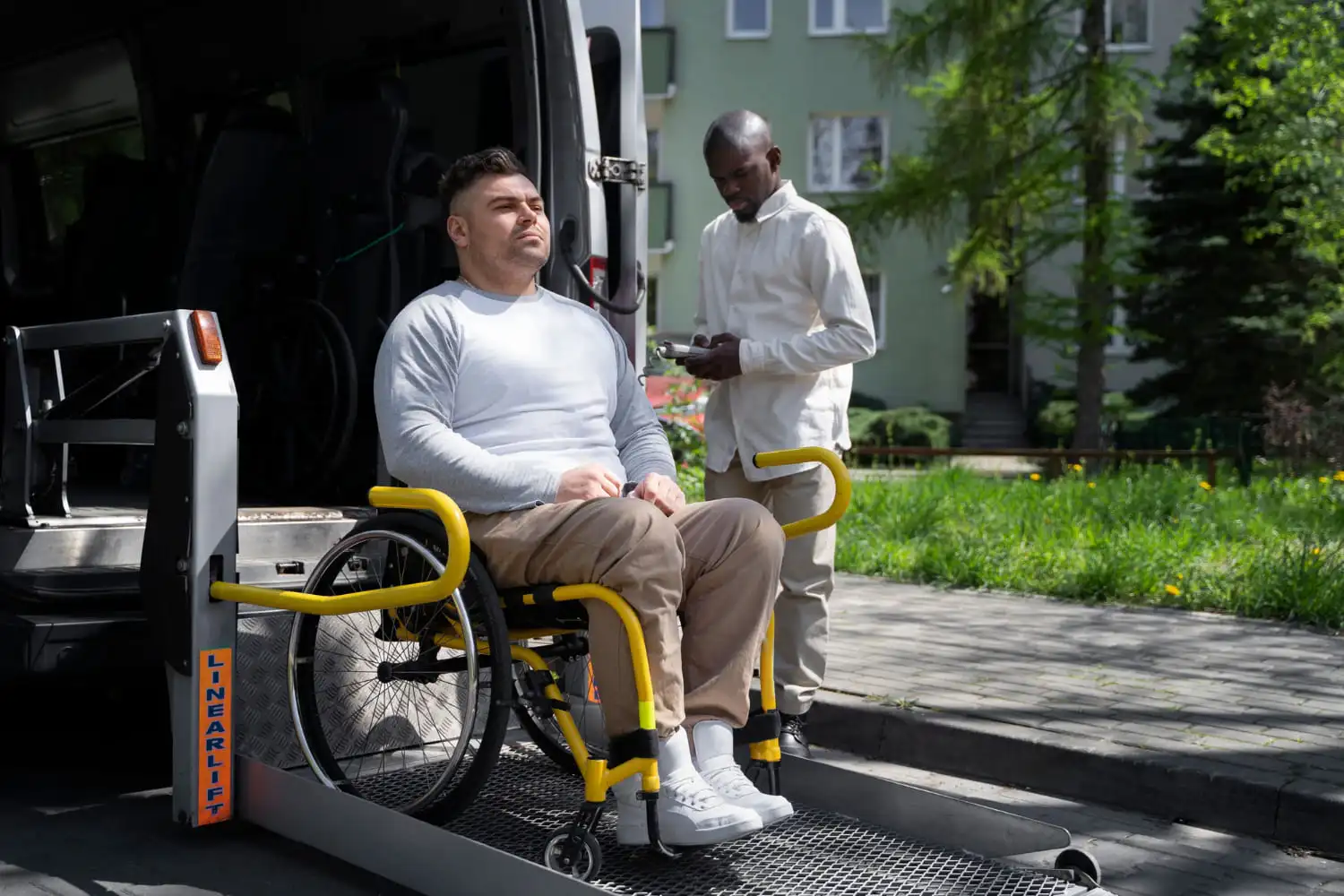 personne entrant dans vehicule